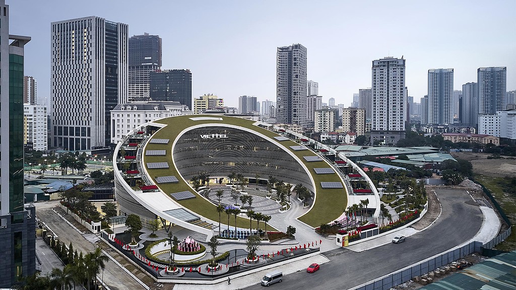 越南 Viettel 集团总部——绿色生态与高效工作的完美融合-1