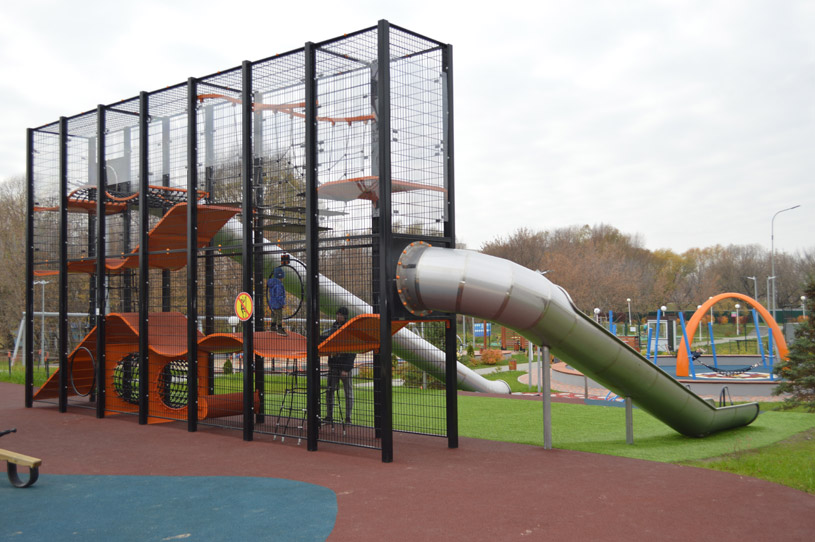 “Лазалия”“Стройка”等儿童游乐场地项目丨«Новые Горизонты»-35