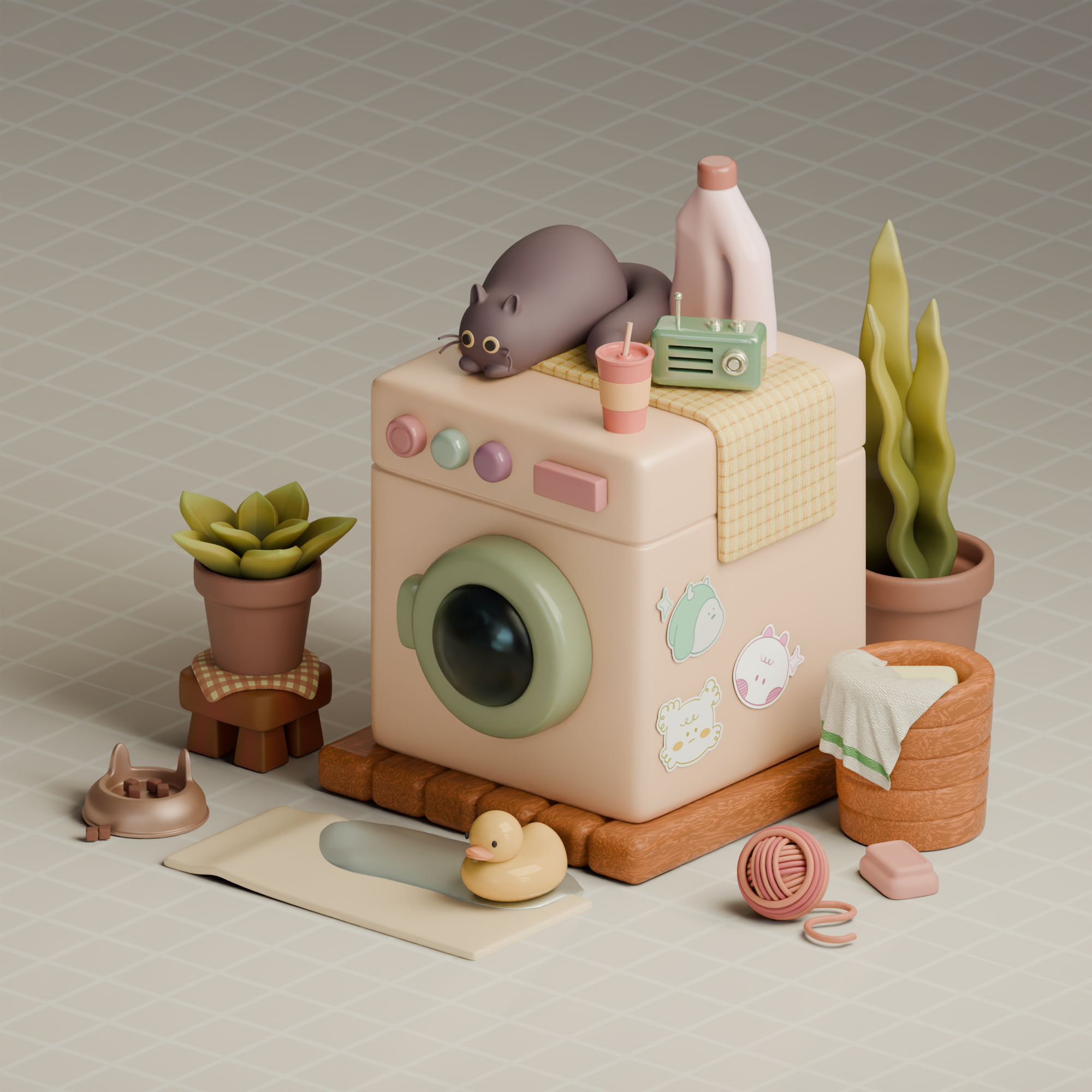 最近学习blender和su-0