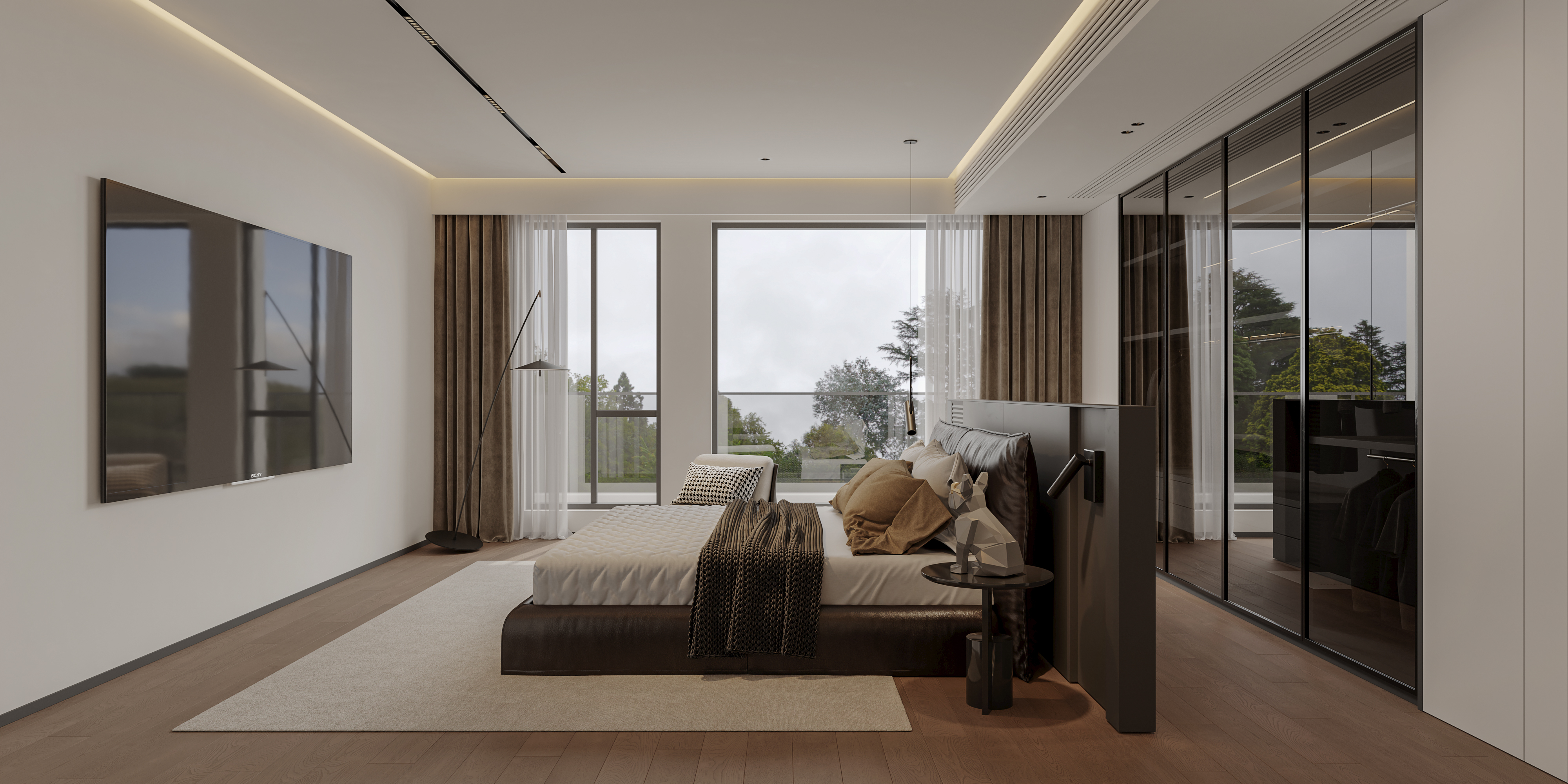 绘感视觉设计——奶油风客餐厅别墅案例-27