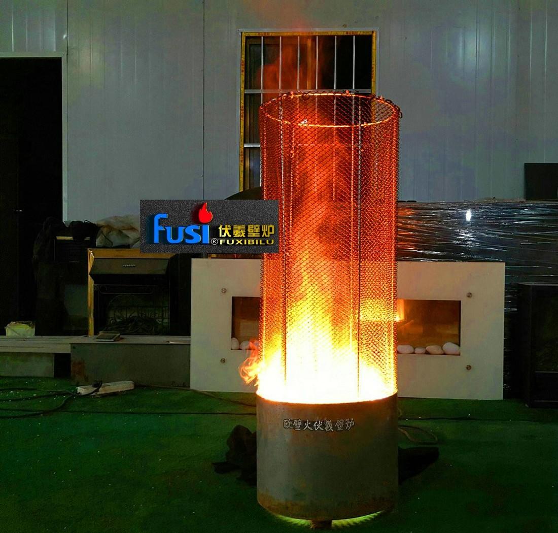 丝绸之路演武场舞台，伏羲雾化壁炉篝火设计-10