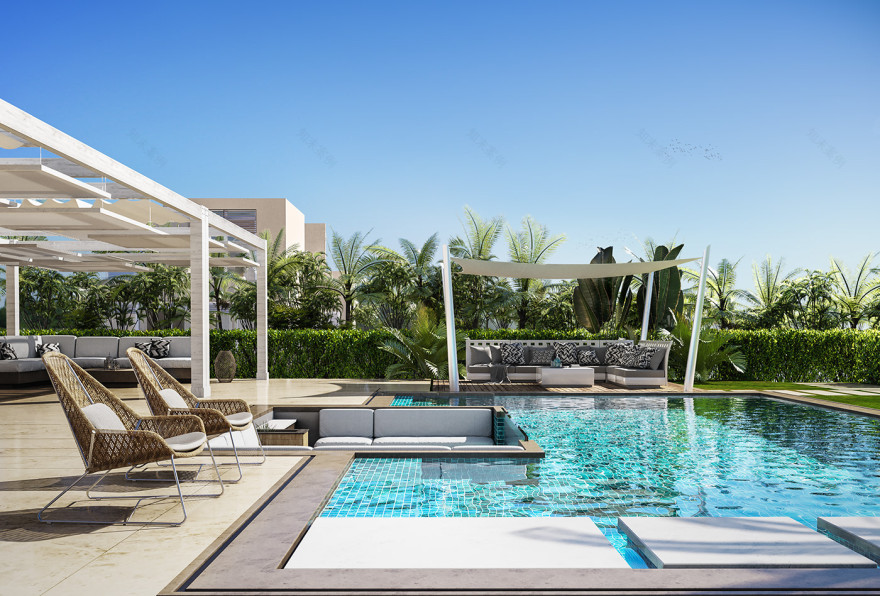 现代简约庭院设计-4