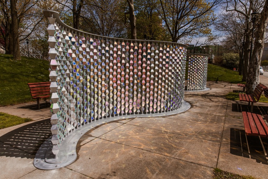 纽约罗切斯特市“Ripple”公共艺术装置丨洪都拉斯约罗丨The Urban Conga-1