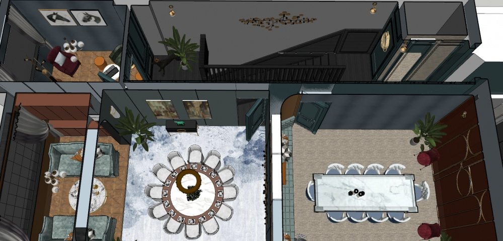 老洋房里的艺术盛宴——现代轻奢与古典韵味的完美融合-58