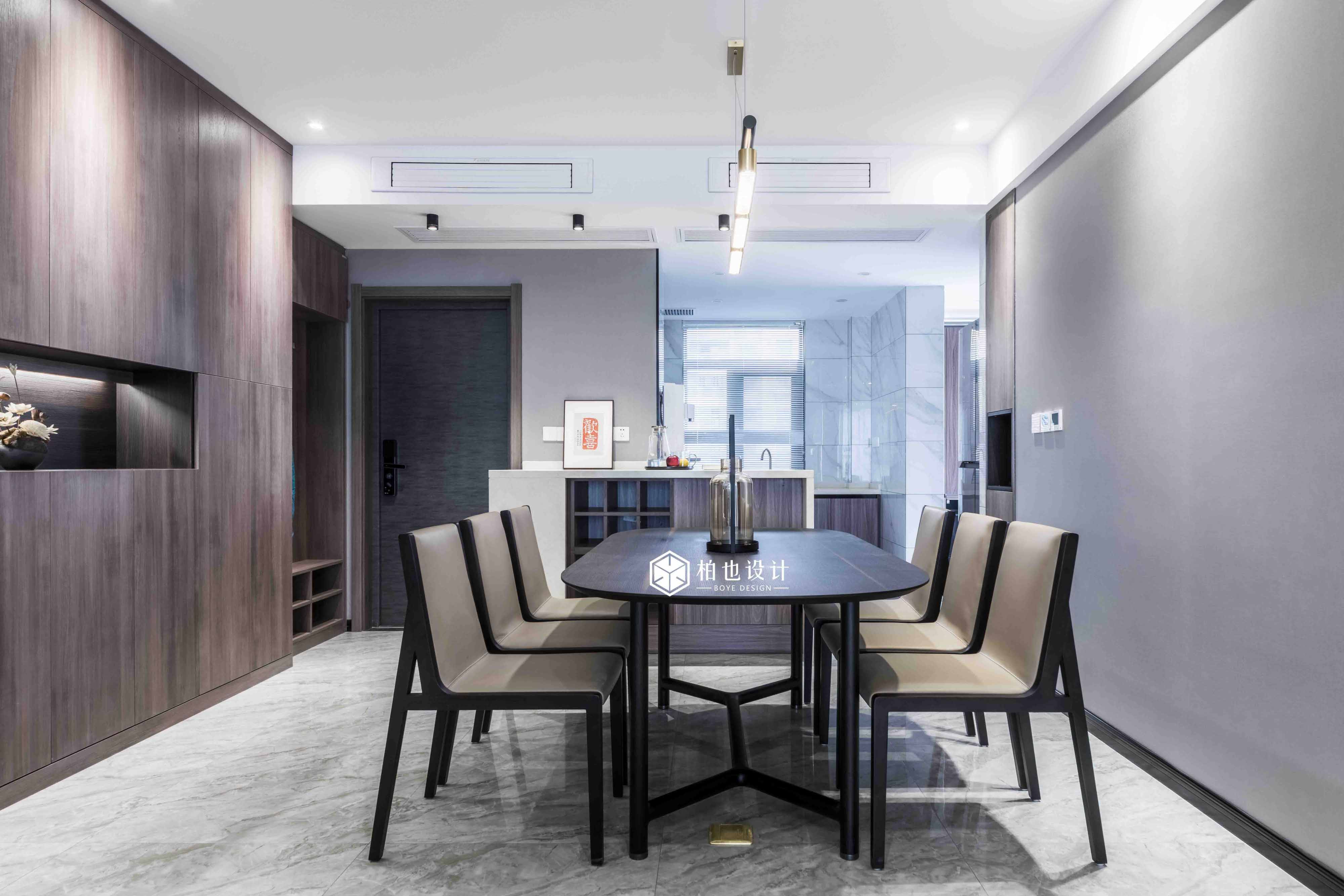 天门柏也设计&150㎡简约湖畔美宅-21