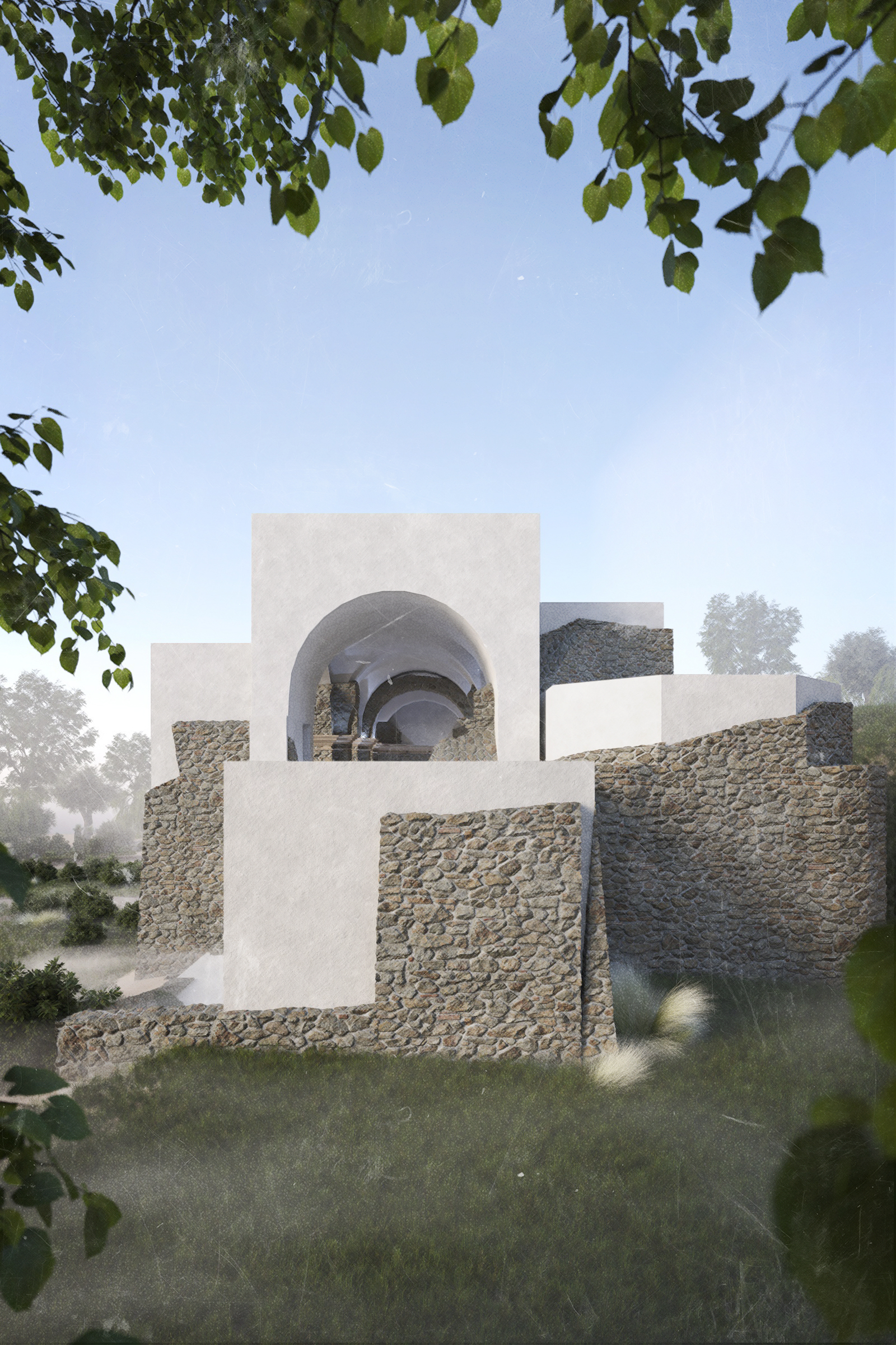 重新利用热那扎诺的宁芙庙丨意大利罗马丨Alena Kokueva,Silviya Al Ubed-38