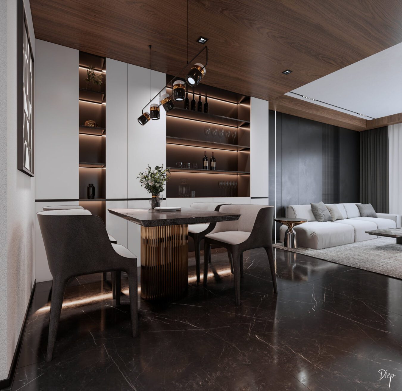 Sketchup公寓室内模型丨Nguyen Duy Diep-4