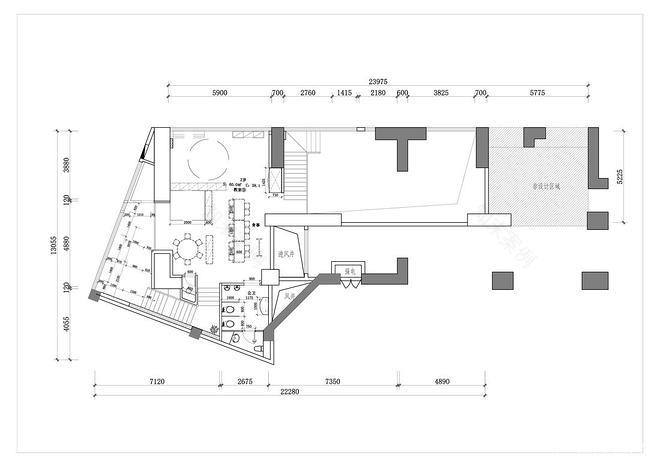 60万元教育机构260平米装修案例丨中国深圳-9