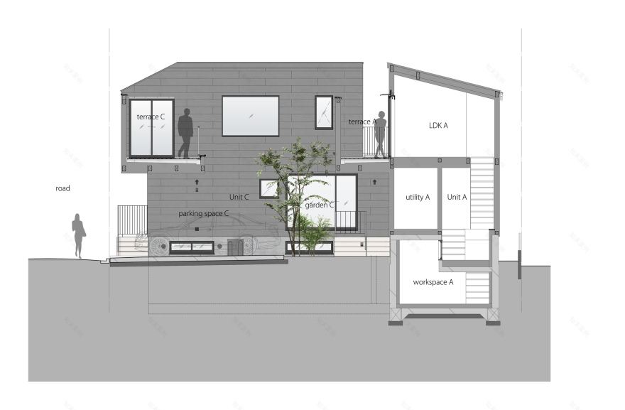 井之头连通住宅丨日本丨Moriyoshi Naotake Atelier-17