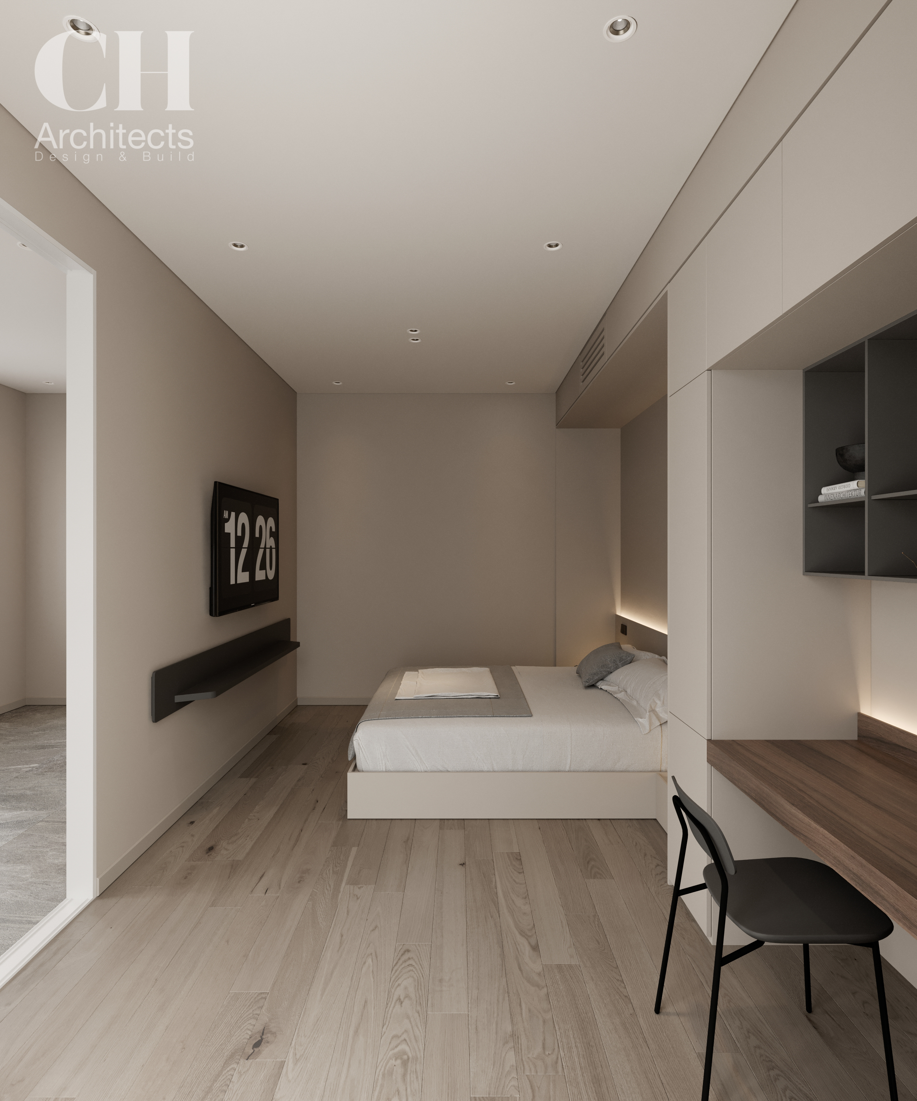 董朔市的一个房间丨CH Architects-5