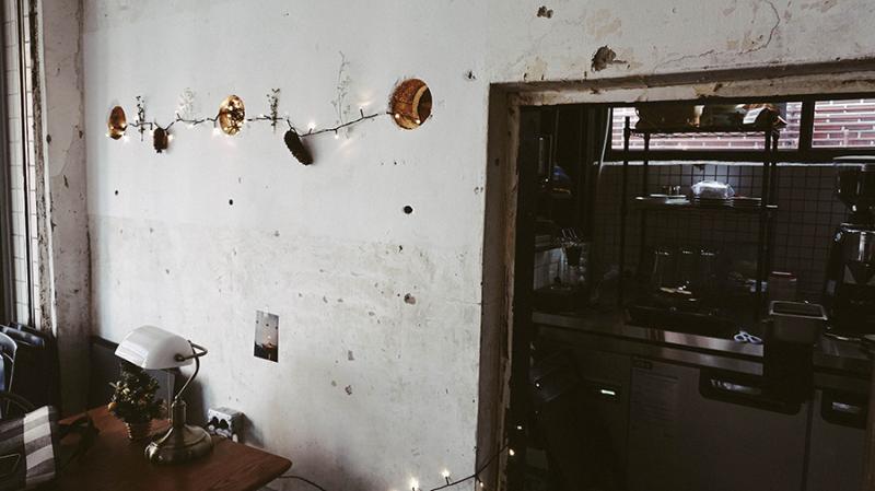 韩式清新 10 坪小咖啡馆设计-10