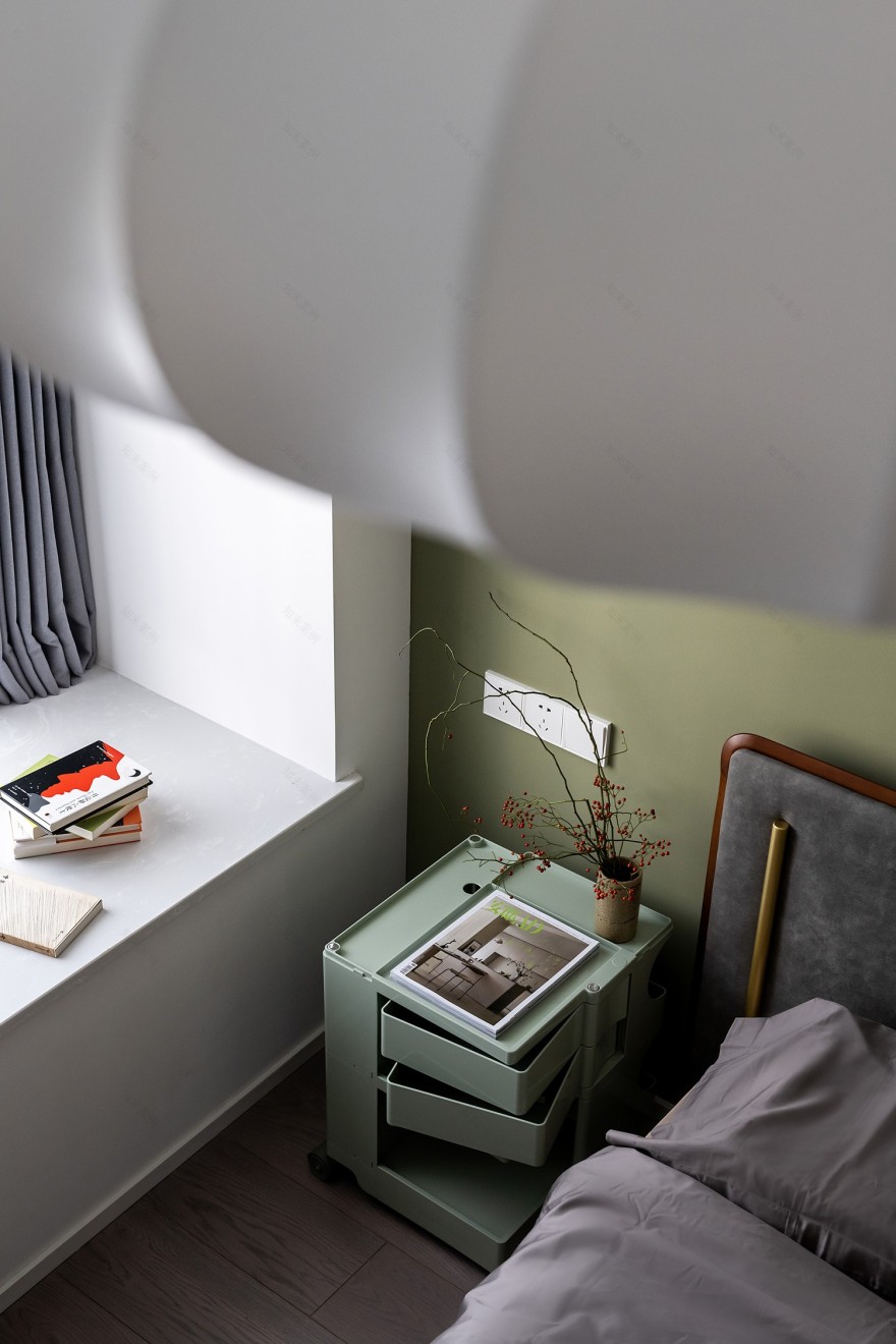 现代简约绿色清新家丨中国重庆丨琢信装饰-24