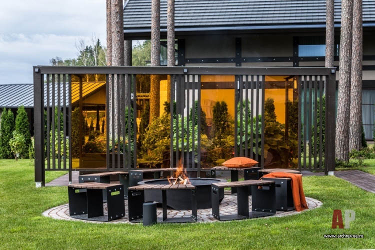 现代半木结构住宅（含室内,景观）丨俄罗斯圣彼得堡丨尤利娅·切尔库恩工作室-17