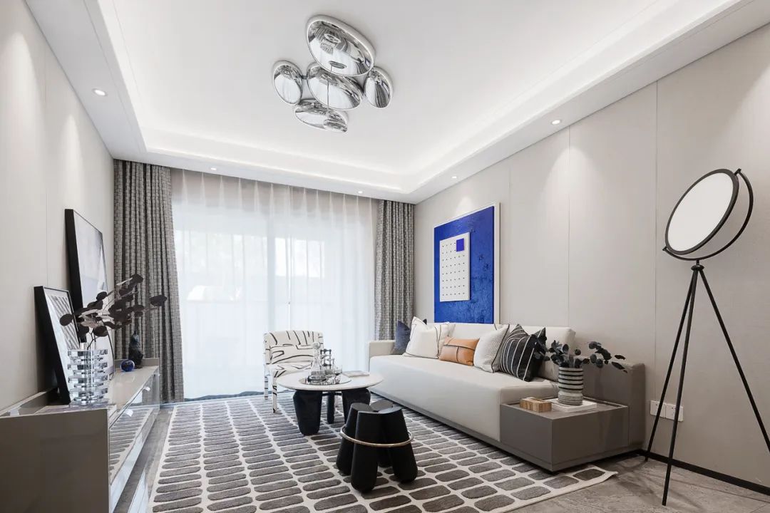 金科恒信集美天宸 | 克莱因蓝的轻奢美学空间-12