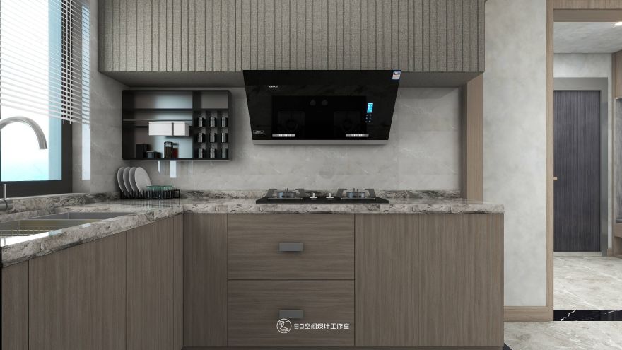 飞云之下 · 侘寂风 117 平 3 房 2 厅 1 卫设计-17