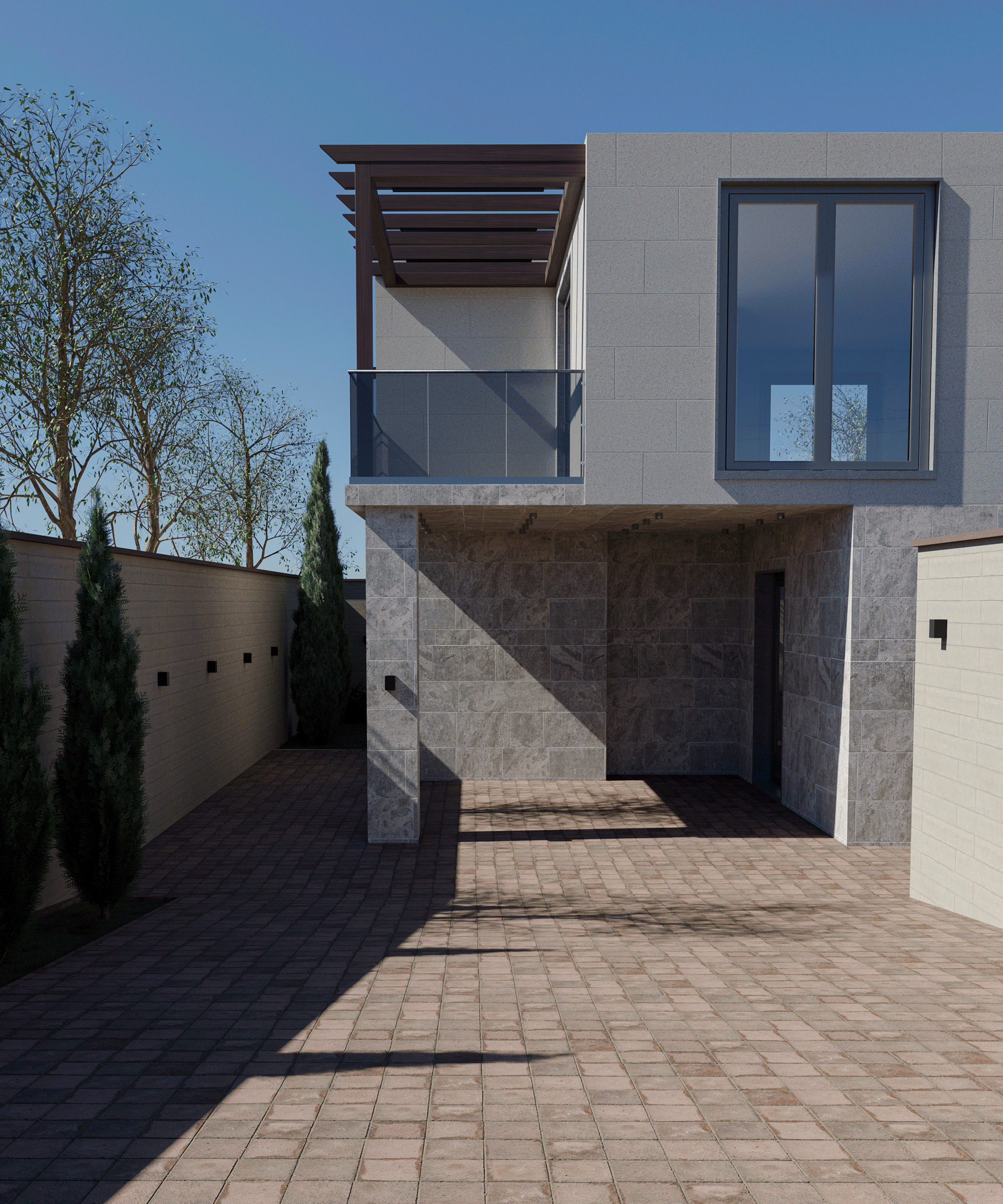 沙特别墅室内外设计-9