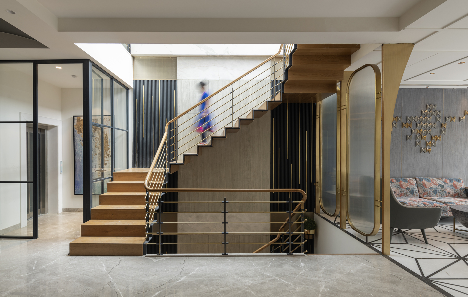 新德里三层私人住宅设计-17