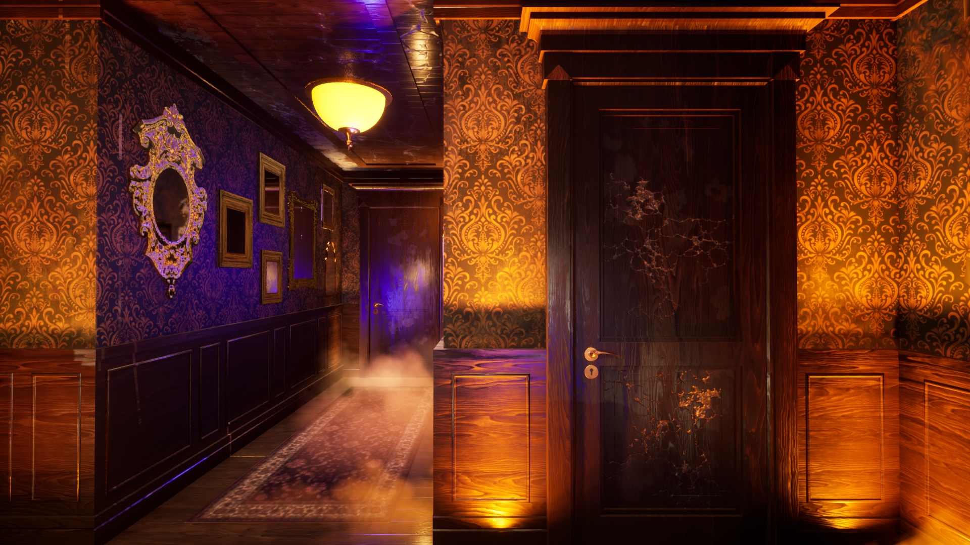 Cenografia Labirinto do Horror - Sala de Estar-5