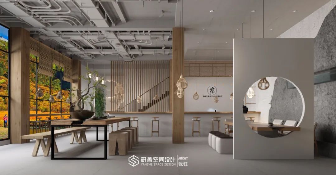 研舍 | 民宿设计（外景大堂篇） — 清风送香水送色，山中岁月不嫌多-25