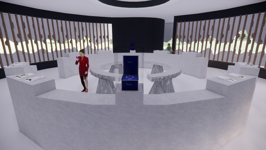 饰品展示空间设计-5