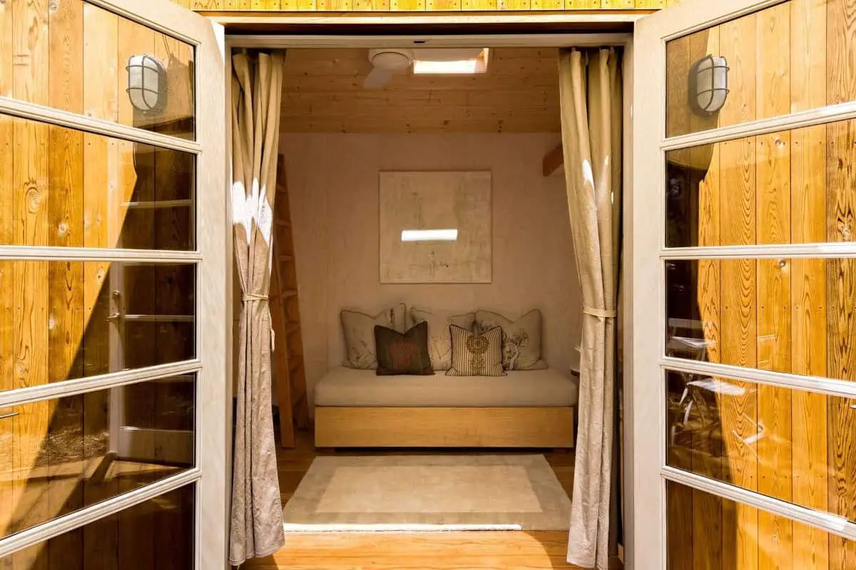 加州 Ojai 迷你木屋，13m²的自给自足舒适空间-28