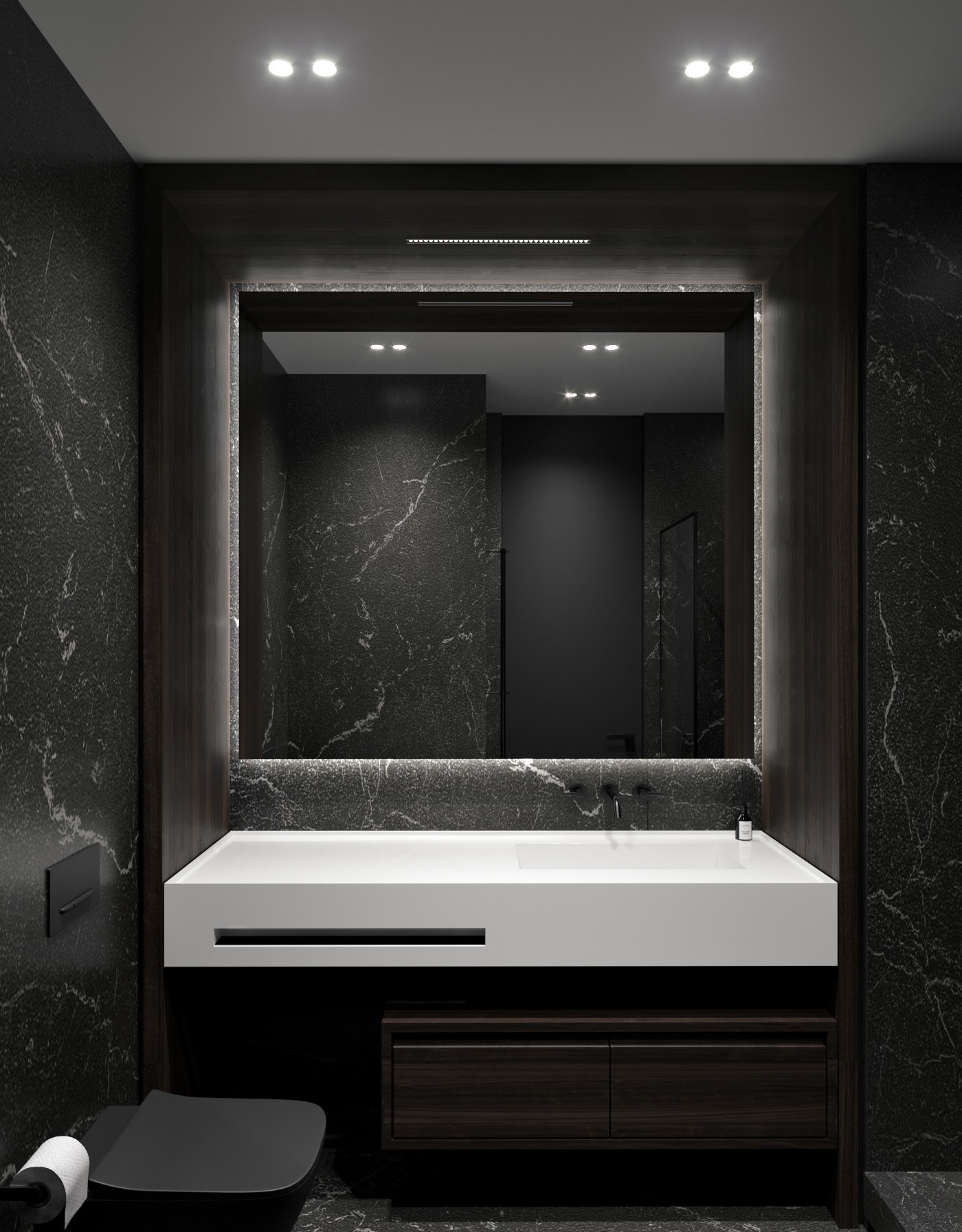 255平，大户型黑色简约系-11