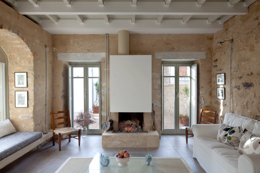 reconstruction of a stone house in trahila-10