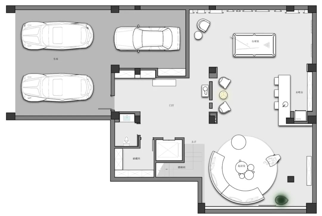 台州耀达天玺 800㎡别墅 | 深邃空间与生活美学的完美融合-210
