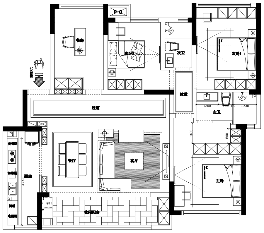 龙湖开元现代轻奢大平层,演绎非凡气质生活-115