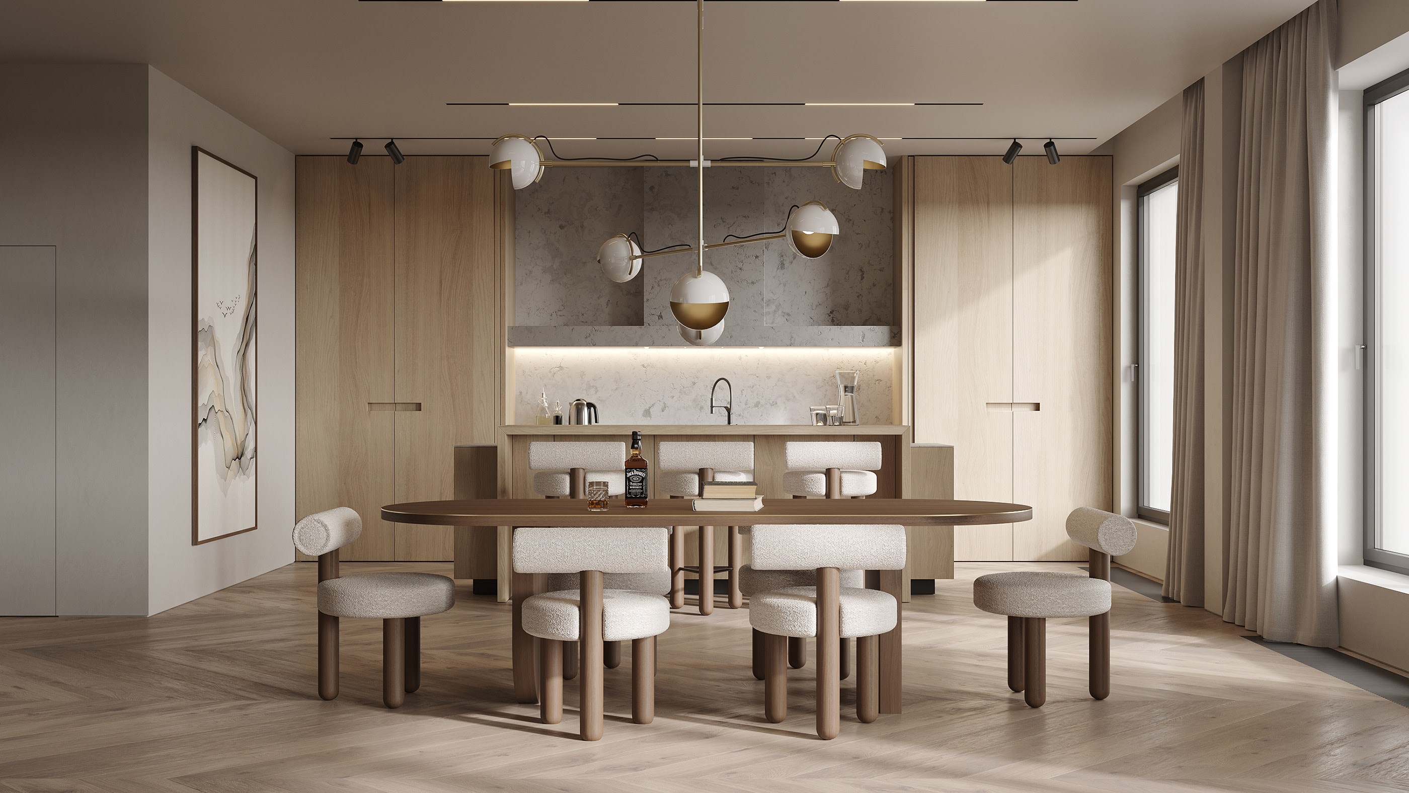 中性色系住宅设计 超精致！-14