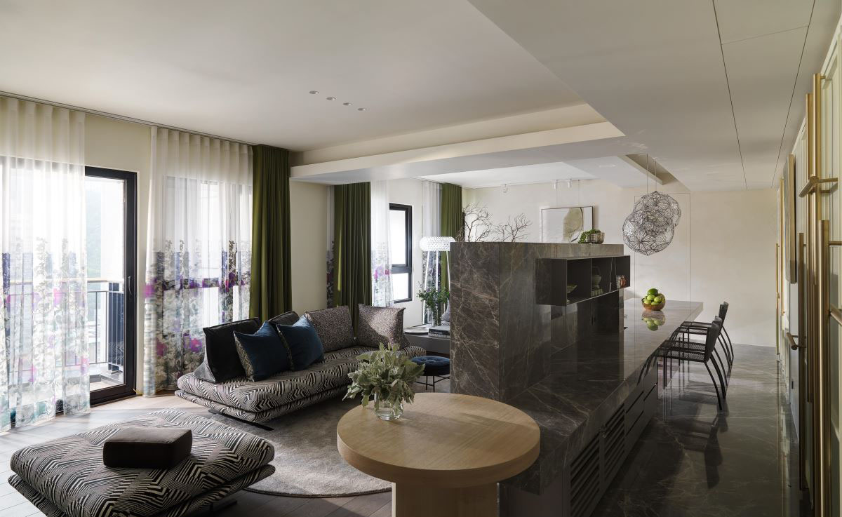 甘纳设计 42坪 两房混搭风-5