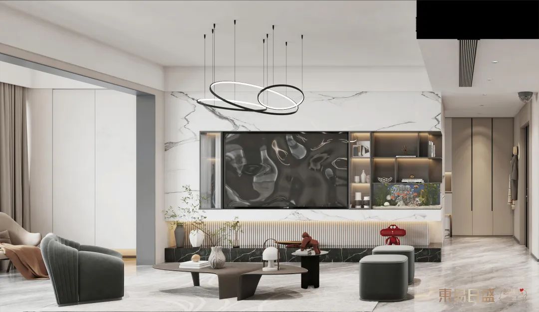 169㎡现代风四居室，普通人的不普通装修！-27