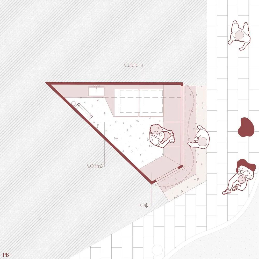 Caffe del Popolo 小型咖啡店设计丨Rare Studio Experimental-16