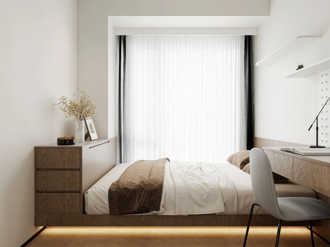 深圳盛合天宸 100㎡极简精装改造丨中国深圳-31