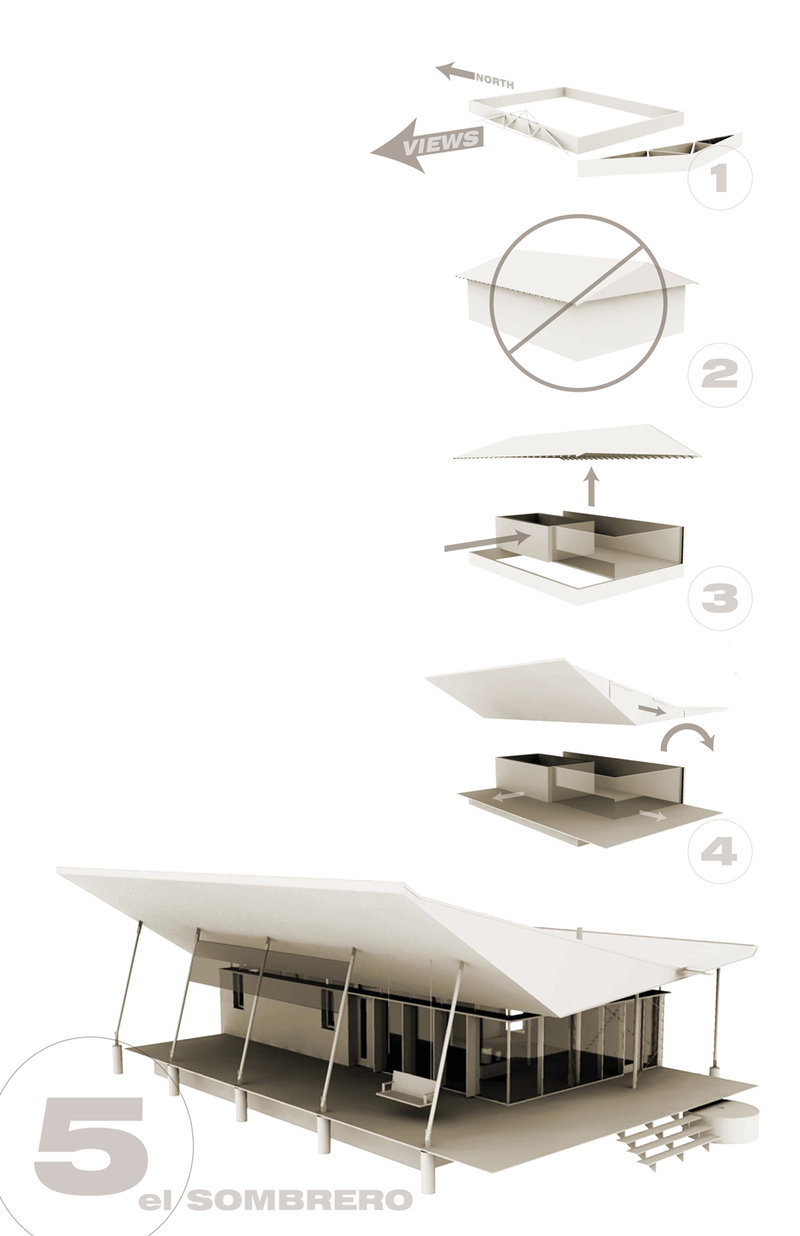 沙漠中的“宽檐帽”住宅丨科罗拉多大学丹佛分校学生,DesignBuildBLUFF 设计事务所-39
