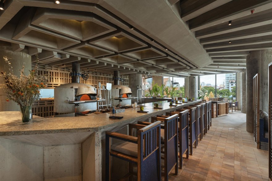 Interior Design - Restaurant Design - Pizza 4P's at Phnom Penh, Cambodia — Design Anthology-8