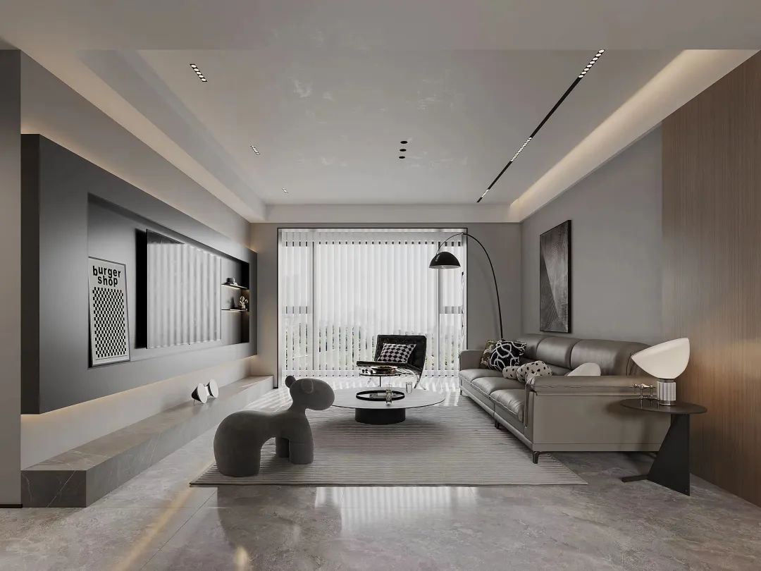 Original Design | 正荣紫阙台142平-轻于形，奢于质，黑白灰的意式轻奢，精致感十足！-27