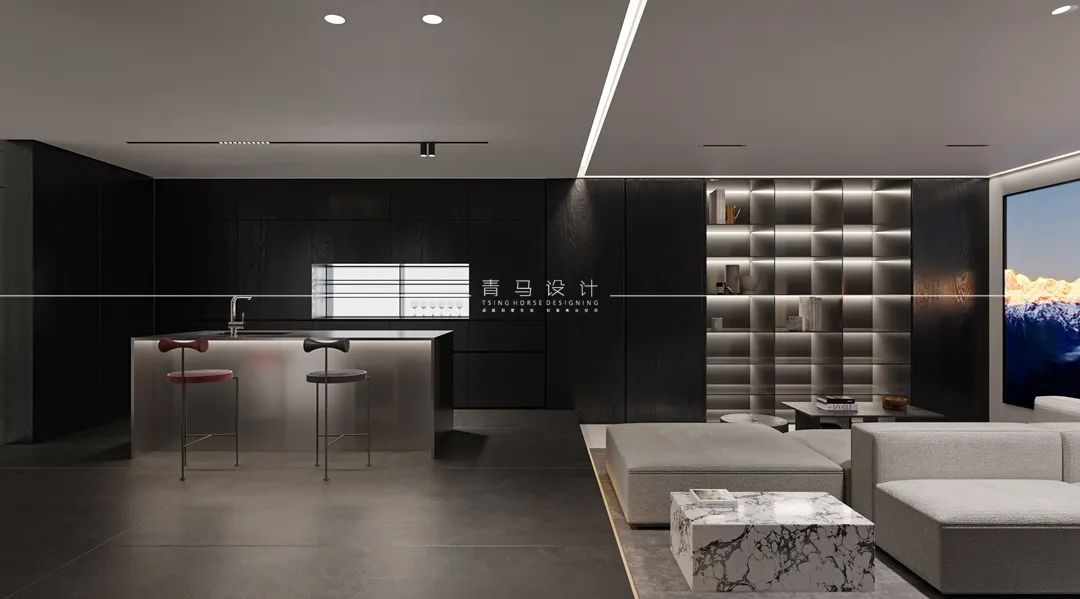 东原印未央下叠现代轻奢空间丨中国西安丨青马别墅设计-30