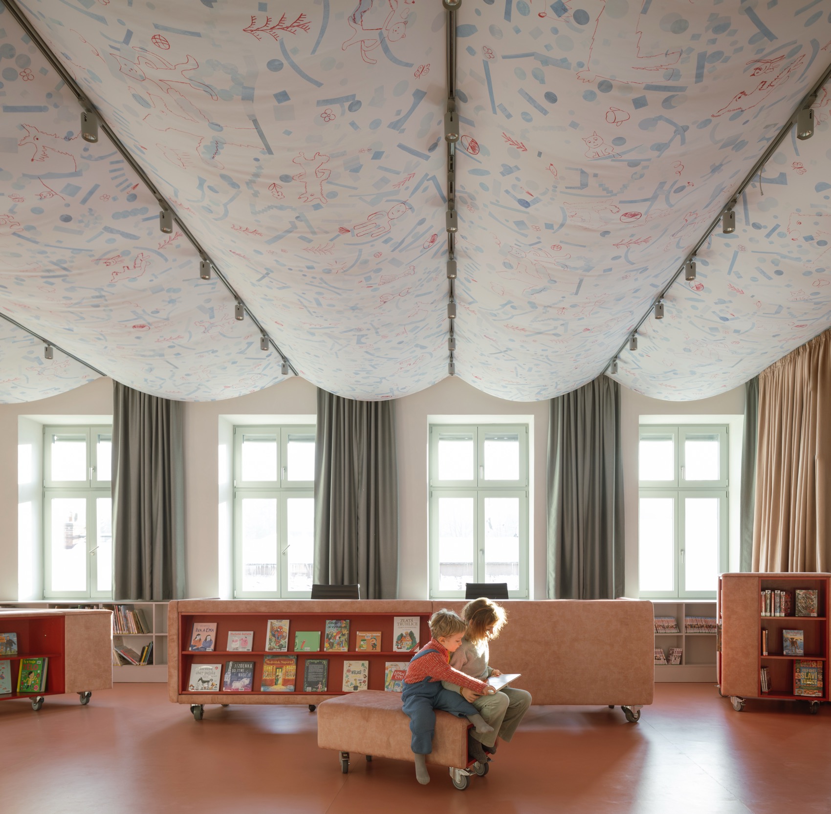 Červený Kostelec图书馆重新设计及翻修项目丨PAPUNDEKL ARCHITEKTI-82