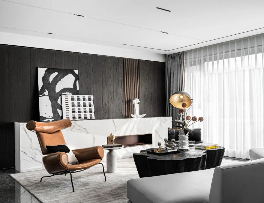 现代轻奢风的公寓-8