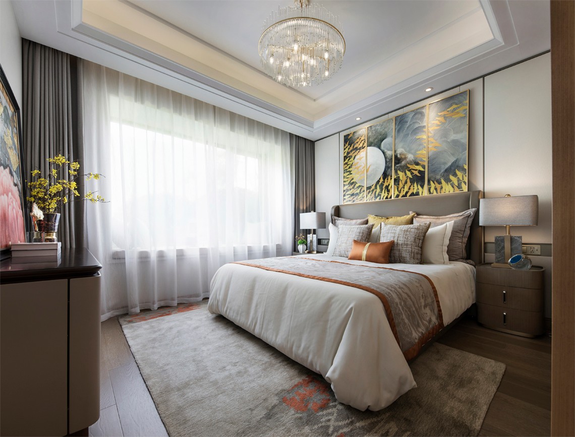 济南绿地国金中心样板间合集  香榭蒂国际软装-14