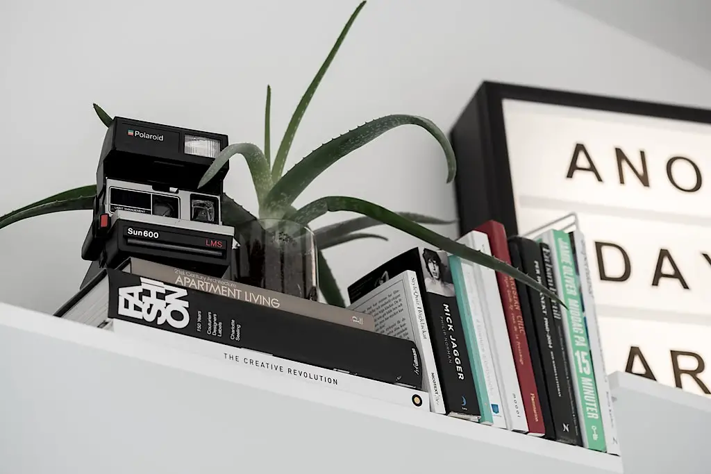 瑞典 38 平米中性风公寓，大胆运用橙色冲浪板打破单调-11