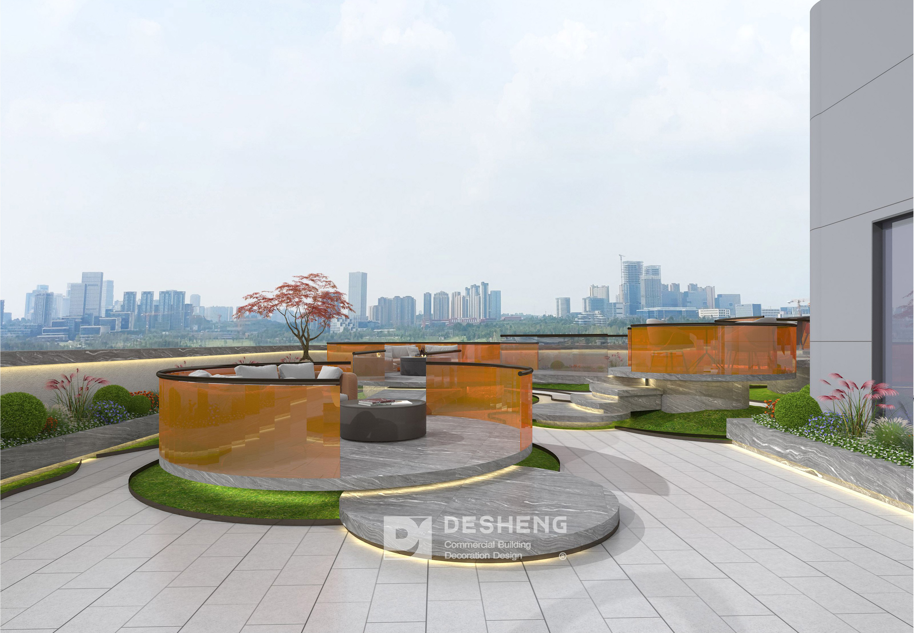 德盛装饰办公室装修案例宝朗实业-52