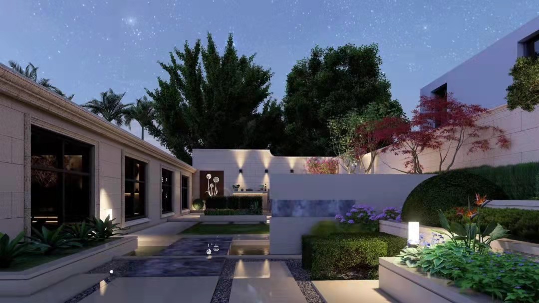 室外花园效果图-3