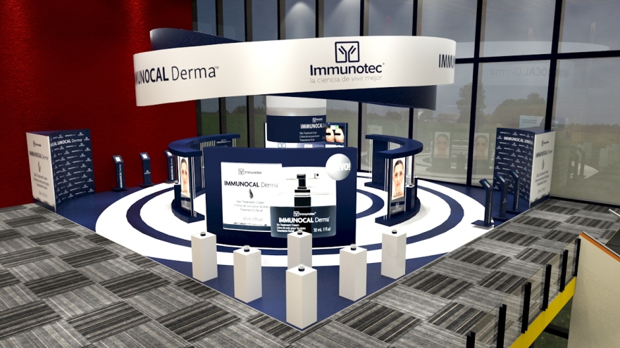Immunocal Derma 化妆品展示台设计丨Stand Interactivo-8