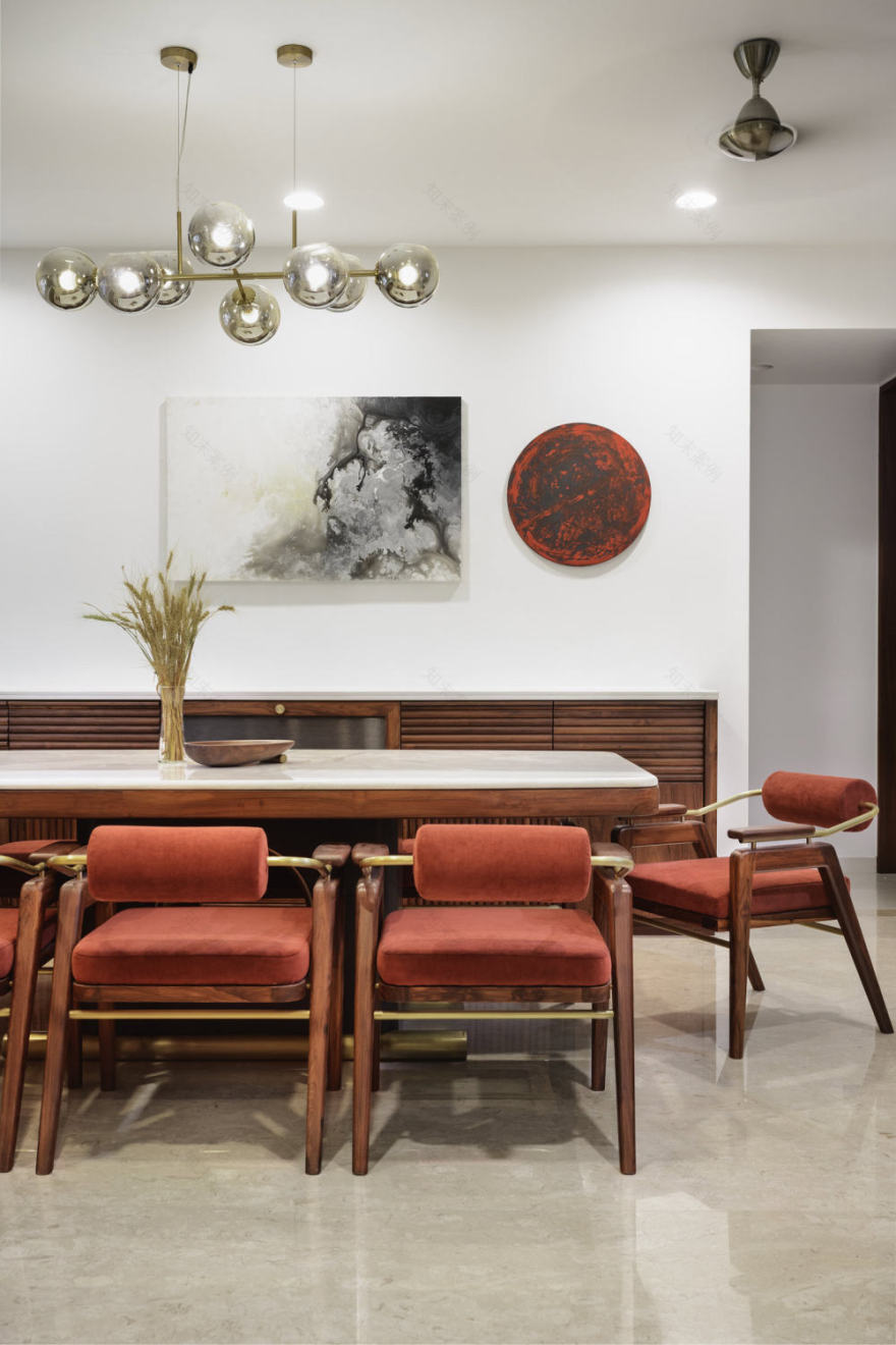 印度家庭公寓设计丨Veeram Shah-27