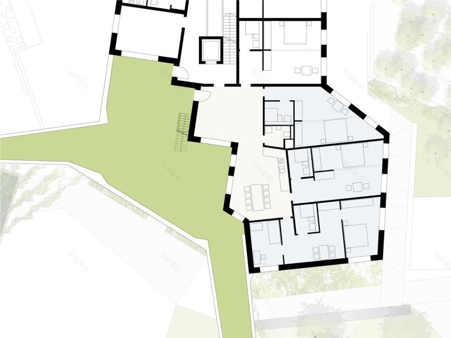 慕尼黑 Domagkpark 住宅区合作公寓-25