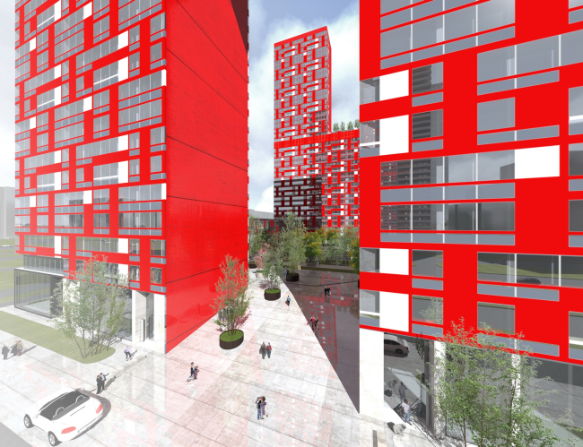 Rublevskoe公路住宅综合体竞赛项目丨俄罗斯莫斯科-41