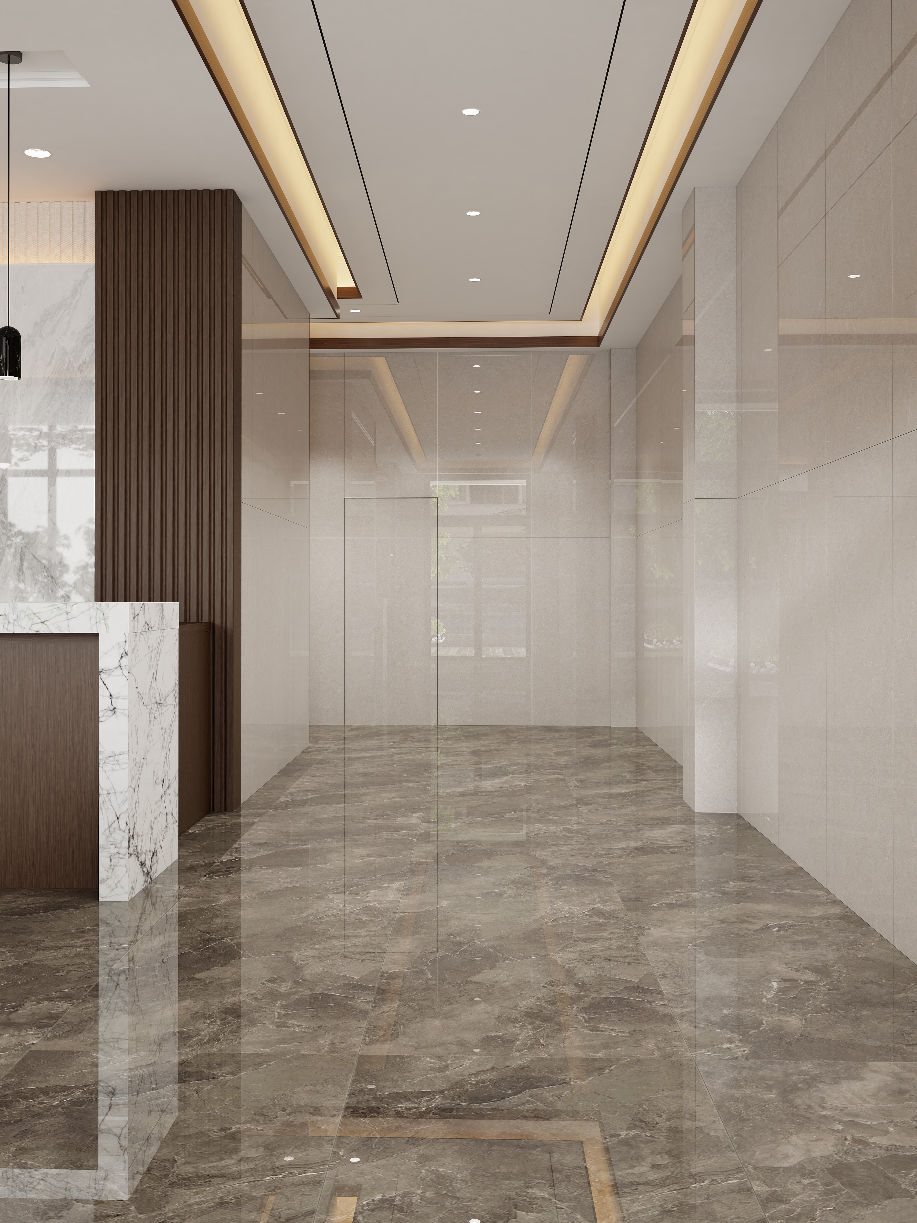 乡镇酒店设计之：一楼大堂-6