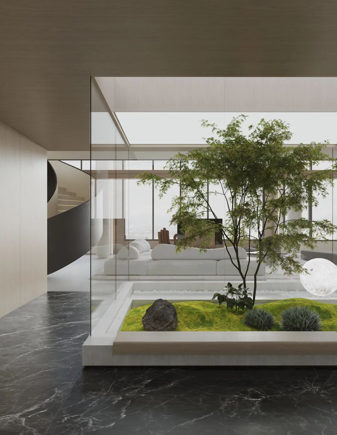 侘寂现代风 · 回归自然的城市住宅设计丨红柏设计-10